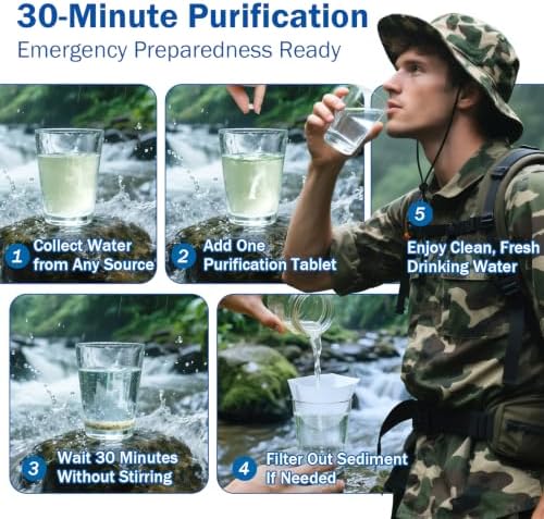Water Purification Tablets - Emergency Water Filtration Survival - Image 4