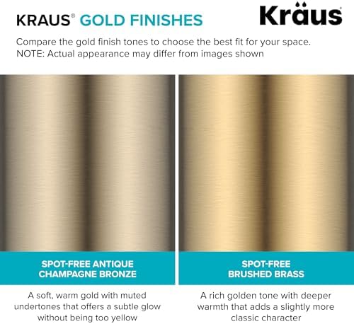 KRAUS Oletto Commercial Style Single Handle Pull Down Kitchen Faucet with QuickDock Top Mount Installation Assembly in Spot Free Antique Champagne Bronze, KPF-2631SFACB - Image 5