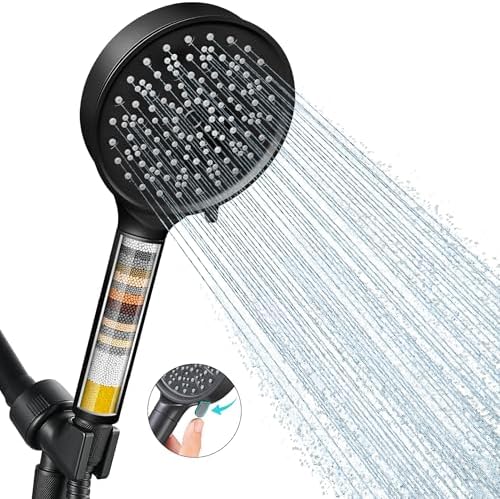 Cobbe Filtered Shower Head with Handheld, Water Softener for Hard Water by Cobbe