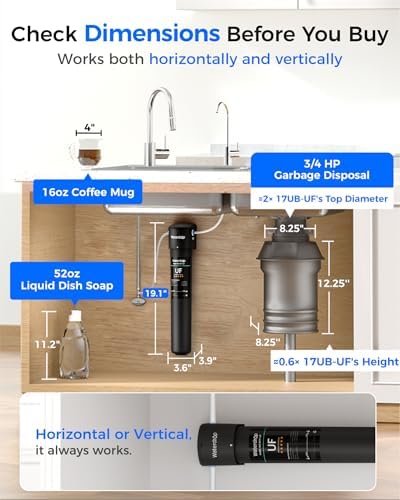 Waterdrop 17UB-UF 0.01 μm Ultra Filtration Under Sink Water Filter System - Image 5