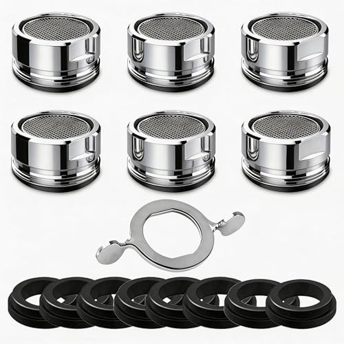 E-TING 6 Pack M24 Male Thread Faucet Aerator Kitchen Sink Replacement by E-TING
