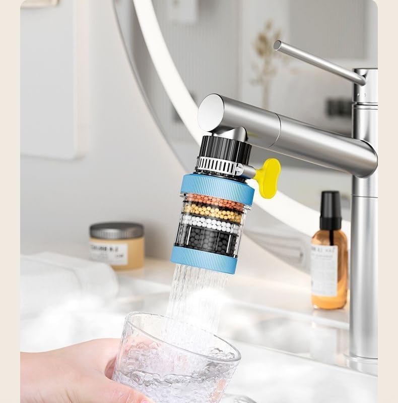 3 Pack Water Filter, Activated Carbon Filtration, Removes Chlorine, Fluoride, Heavy Metals, Hard Water for Home Kitchen Bathroom - Image 6