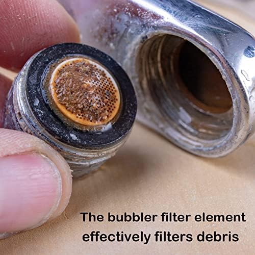 Faucet Aerator 2.2 GPM Plugin Restrictor Replacement Parts For Bathroom or Kitchen Plug-In Aerator (8 Sets With Gasket) - Image 6