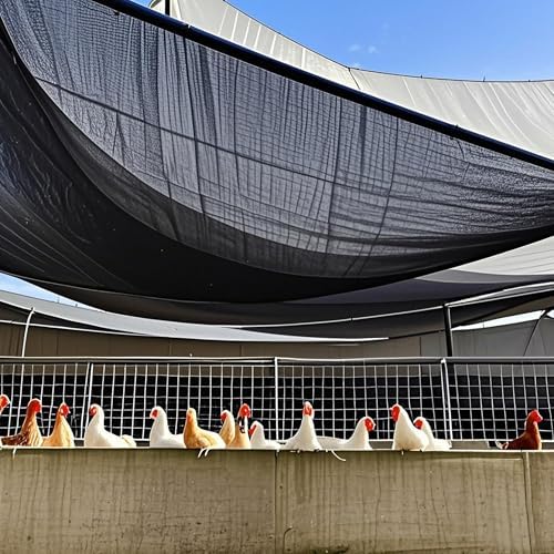 winemana 30x50 FT Shade Cloth for Garden, Mesh Tarp Outdoor Patio Sun Shade - Image 7