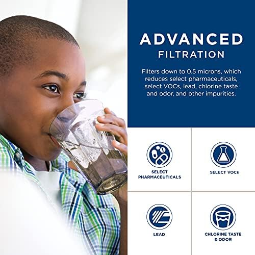 GE Under Sink Water Filter Replacement, Reduces Sediment, Rust & Other Impurities from Water, Easy Install, Fits GXRLQK Filtration System, Replace Every 6 Months, FQK1K (Pack of 4) - Image 4
