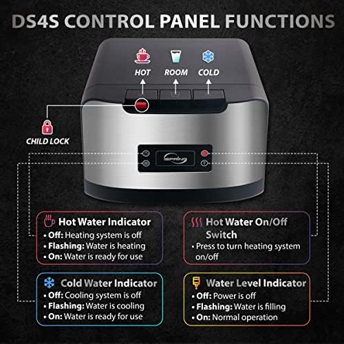 iSpring DS4S Bottleless Water Dispenser - 4-Stage Filtration, Hot/Cold/Room - Image 5