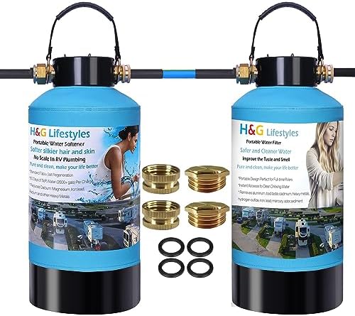 H&G Lifestyles Whole House Water Filtration System Portable Water Softener and Water Filter Bundles by HGLifestyles
