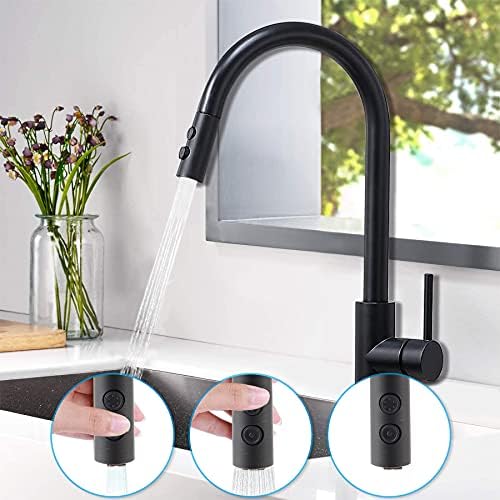 Hibbent Pull Down Faucet Head for Kitchen Faucet, 2 Function Sink Sprayer - Image 4