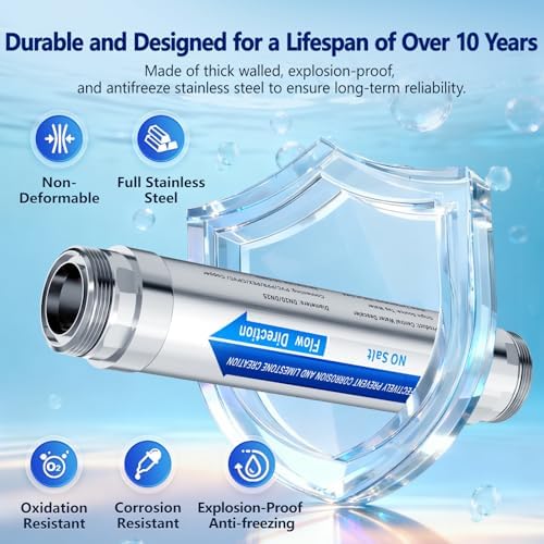 Scale Water Softener System,Salt-Free Water Descaler Whole House - Image 3