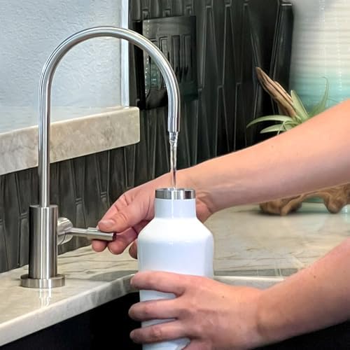 WaterChef Premium Under-Sink Water Filtration System U8500 with Designer Faucet (Chrome) | NSF/ANSI Certified 78 Contaminants | 600-Gal. | Stainless Steel | Made in USA - Image 2