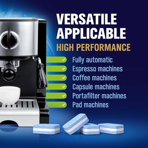 WoldoClean 3-in-1 descaling tablets for fully automatic coffee machines, 12 pieces – airtight sealed in blister packaging, descaler tablets compatible with DeLonghi, Siemens, Jura coffee machines. - Image 5