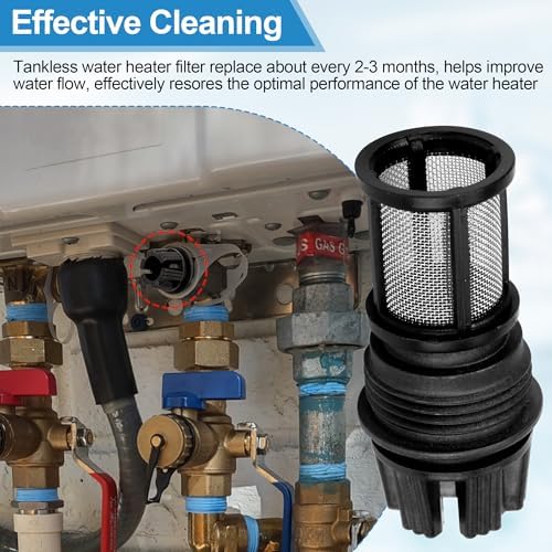 EGBD032 & DTJD006 Inlet Filter Kit fits Noritz Tankless Water Heater - Image 4