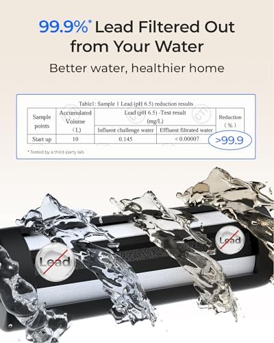 Waterdrop DLG-L Under Sink Water Filter System, Reduces Chlorine Lead - Image 4