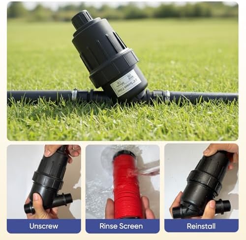 3/4" Drip Irrigation Y Filter: 120 Mesh Screen, Male Thread for Hydroponics - Image 6