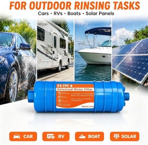 Spotless Car Wash Inline Water Filter, Deionized Water Filter, 100% Spot-Free Result, Works for All Vehicles, RV, Motorcycles, Windows, Boats, Planes and More - Image 6