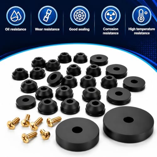 KEZE 114 PCS Faucet Washers Assorted Kit with Brass Bibb Screws Assortment - Image 6