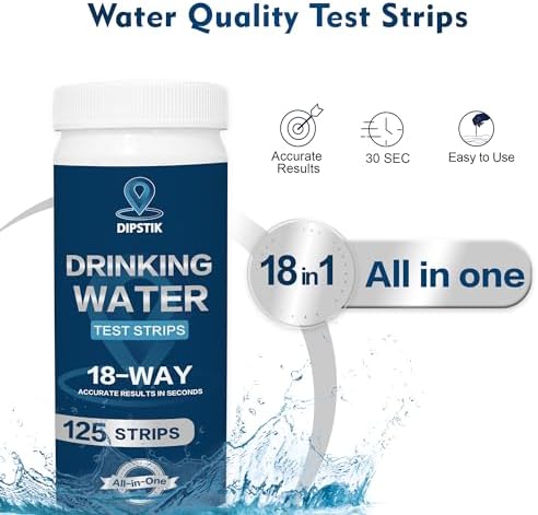 All-New 18 in1 Drinking Water Test Kit-125 Water Quality Test Strips - Image 3