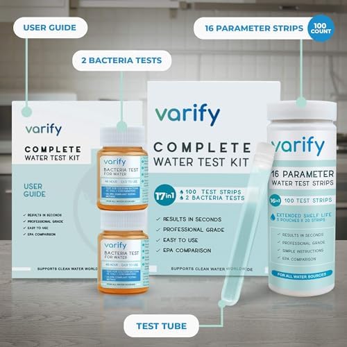 Varify 17-in-1 Complete Water Test Kit – Water Tester for Drinking Water - Image 2