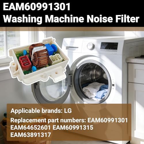 EAM60991301 Washer Filter Assembly Replacement for LG WM8000HVA,F12A1FDP,WM8000HWA,WM2650RD,WM3070HRA - Image 6