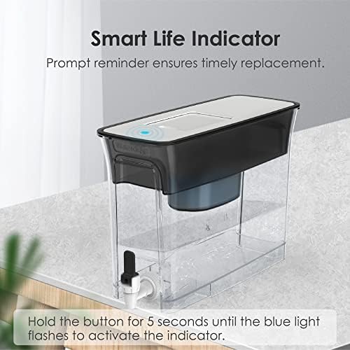 Waterdrop WFD-40L-A Water Filter Dispenser, Alkaline Filtration, Black - Image 5