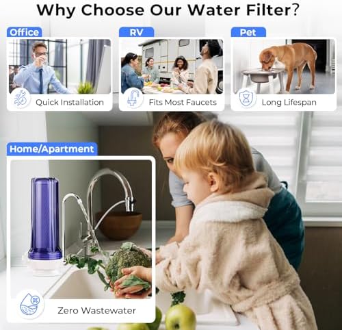 iSpring CKC1C Chlorine Removal Countertop Water Filter System, 10000 Gal - Image 5