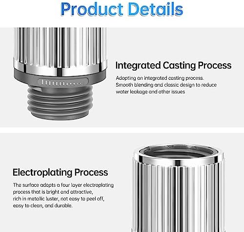 MAAYAYA 2-Pack Shower Flow Control Valve, Rotating Body, Chrome - Image 5