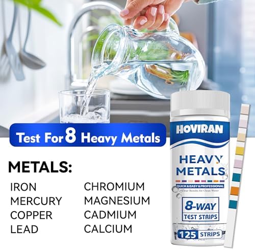Heavy Metals Water Test Strips (125 Strips), 8 in 1 Home Water Test - Image 2