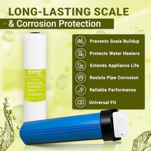 Whole House Water Filter 20" x 4.5" Polyphosphate Descaler EZ-3600 - Image 5