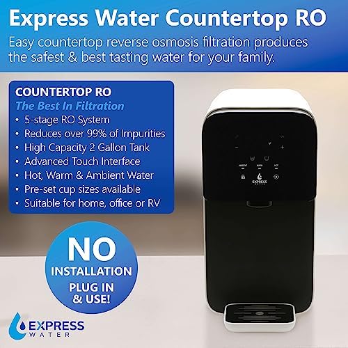 Express Water ROC001 UV Countertop Water Filter System, 5 Stage - Image 2