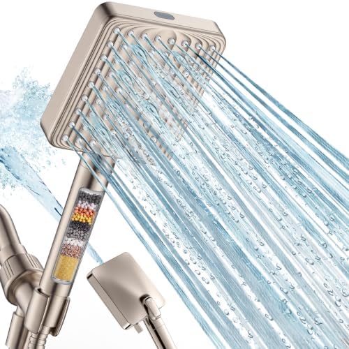 MakeFit Filtered Handheld Shower Head for Hard Water, High Pressure 7 Modes by MakeFit