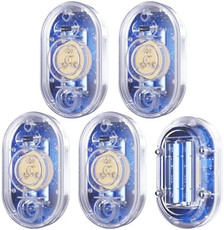 5 Pack Water Leak Detectors for Home, 100dB Water Flood Sensor Alarm Clear by METAK