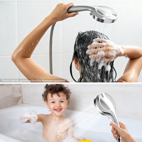 Clarston Filtered Shower Head With Handheld High Pressure 10 Spray Modes - Image 7