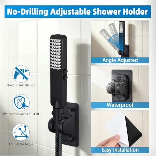 YDmeet High Pressure Dog Shower Attachment with ON/OFF Switch (Black) - Image 7