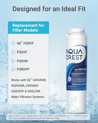 AQUA CREST FQSLF Filter Replacement for GE FQSLF, NSF/ANSI 401 Certified - Image 2