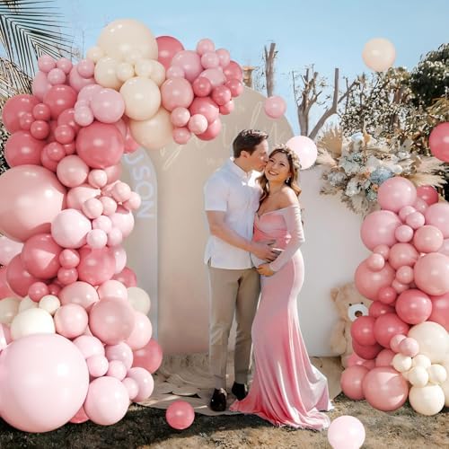 Dusty Pink Balloon Arch Kit for Baby Shower Bridal Shower Decorations - Image 4