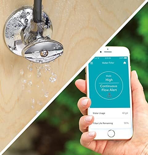 GE Smart Home Water Filter System + Advanced Replacement Filter (FTHTM) | Water Filtration System Reduces Odor, Sediment & Rust | WiFi Enabled | Three-Month Filter Life - Image 5