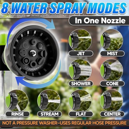 Soap Sprayer Hose Attachment, Car Wash Nozzle with Soap Dispenser - Image 5