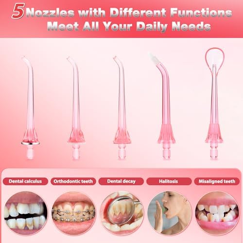 TOVENDOR Electric Water Flosser, Cordless Dental Oral Irrigator for Teeth - Image 6