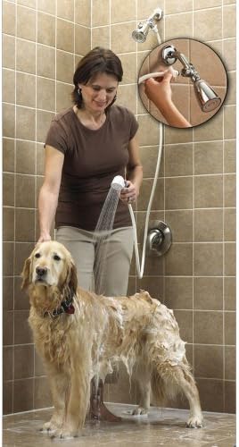 Rinse Ace Snap 'N Spray Quick-Connect and Detachable Shower Hose with On/Off Sprayer, White, 6-Foot - Image 4