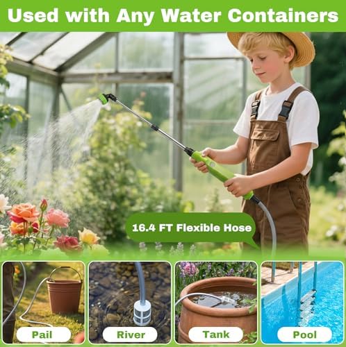 Battery Powered Sprayer Wand 29" Electric Sprayer with 16ft Hose - Image 6