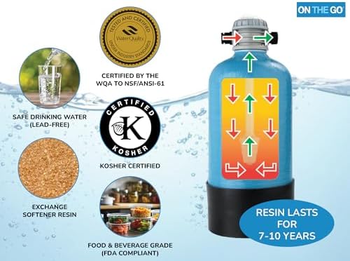 OTG4-DBLSOFT-Portable 16,000 Grain RV Water Softener (NOT made in China, assembled by U.S. Workers in Indiana) - Image 3