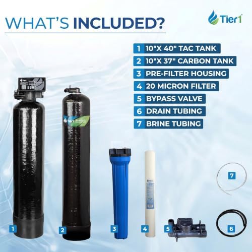 Tier1 32,000 Grain Water Softener & 300,000 Gallon Chloramine Filter System - Image 5