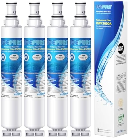 ICEPURE 4396701 Water Filter Replacement for Whirlpool EDR6D1, 4PACK by ICEPURE