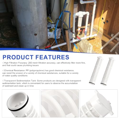 2" 250 Mesh Spin Down Filter Replacement for Rusco Sediment Filter Screen - Image 4