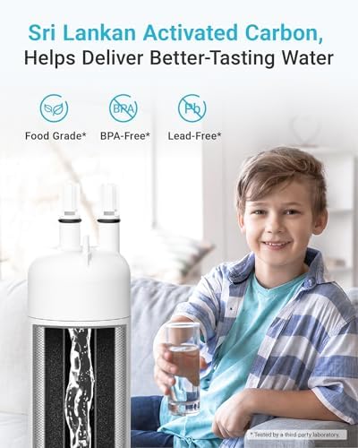 AQUA CREST EDR1RXD1 Water Filter, Replacement for W10295370A, 3 Pack - Image 4