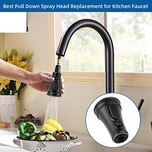 Hibbent cUPC Certified Kitchen Faucet Head Replacement with 15 Adapters - Image 2