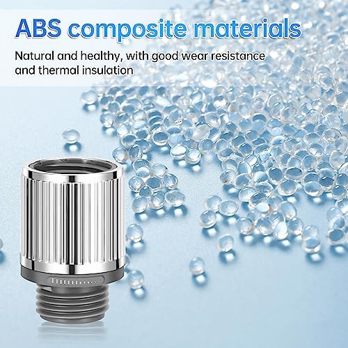 MAAYAYA 2-Pack Shower Flow Control Valve, Rotating Body, Chrome - Image 3