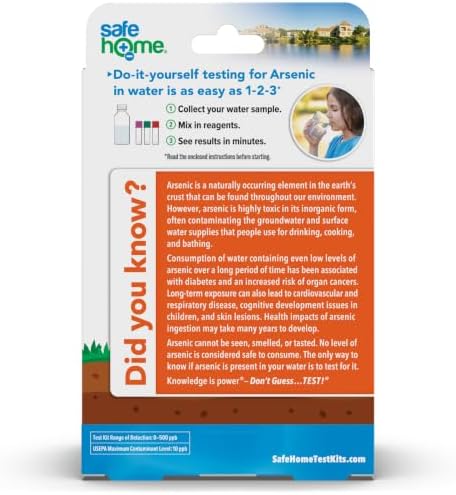 Safe Home DIY Arsenic in Water Combo Test Kit - Image 2