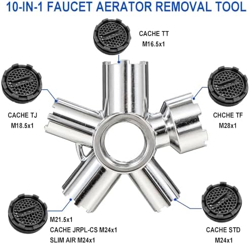10-in-1 Faucet Aerator Removal Tool for Home Plumbing Repair - Image 2