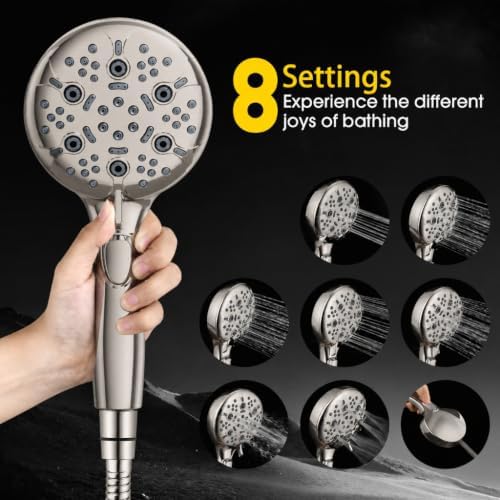 High Pressure Shower Head with Handheld,Power Wash & Auto Reset - Image 4